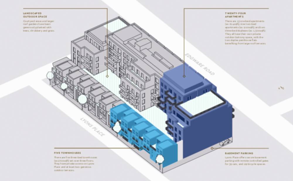 Site plan Lyons Place#